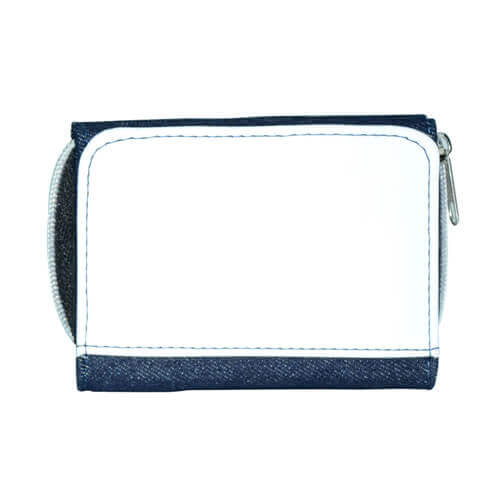 Portafoglio in denim 12 x 9 cm Sublimazione Trasferimento termico