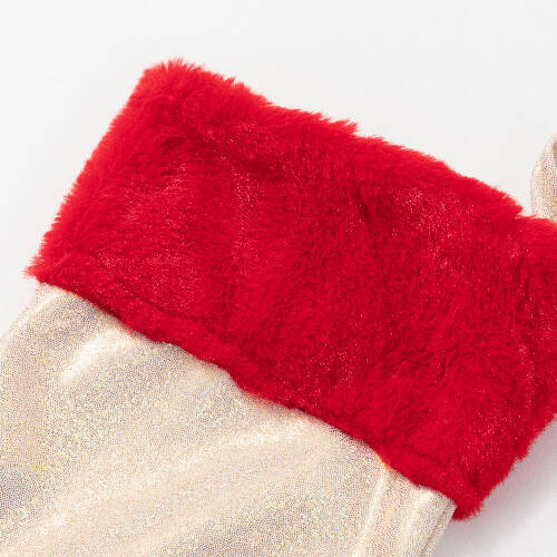 Calzino per sublimazione natalizio glitterato - champagne