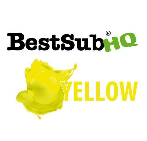 100 ml Inchiostro Sublimatico Yellow Best Sub HQ Sublimazione Trasferimento termico