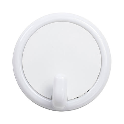 Grande appendiabiti in plastica per sublimazione - cerchio bianco