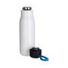 Borraccia - Bottiglia per bevande da 500 ml con manico - una linea di sublimazione - bianco