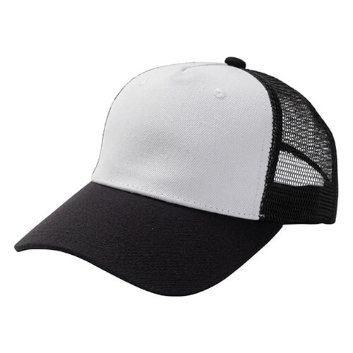 Cappello trucker per adulti per sublimazione - nero