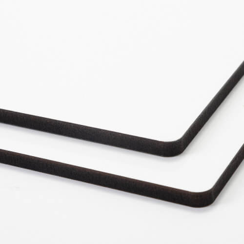 Pannello in fibra per sublimazione 20 x 20 x 0,6 cm - 2 pz. - dorso nero