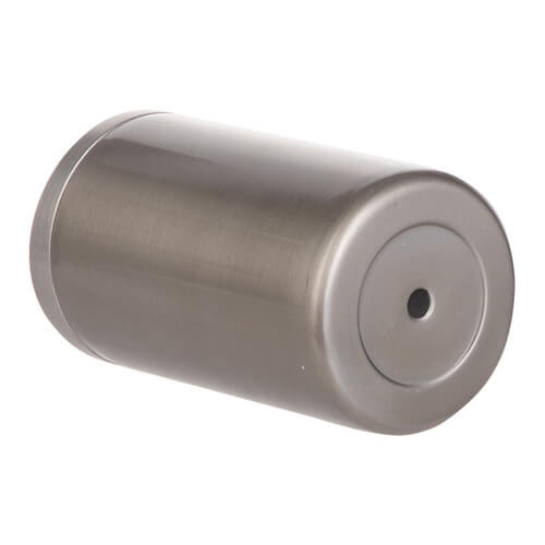 Una tazza senza manico da 400 ml in acciaio inossidabile con coperchio per sublimazione - argento