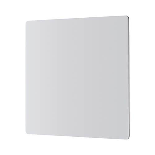 Pannello in fibra per sublimazione 20 x 20 x 0,3 cm - 2 pz. - dorso marrone scuro