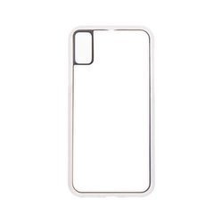 Custodia iPhone X in gomma trasparente Sublimazione trasferimento termico