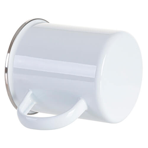 Tazza in metallo 500 ml per sublimazione - bianco