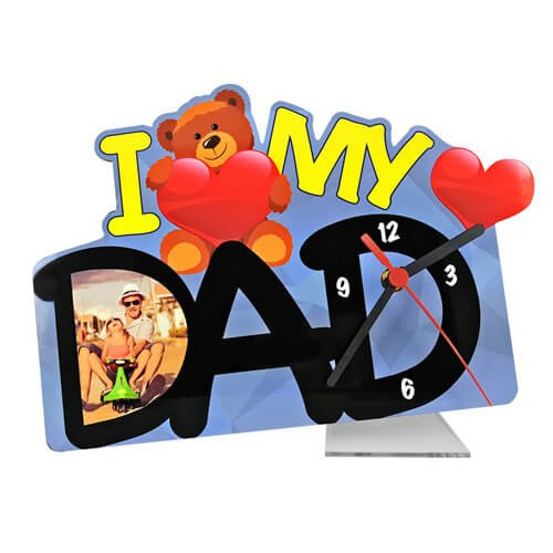 Orologio da terra in MDF - I Love My ... - Trasferimento termico a sublimazione
