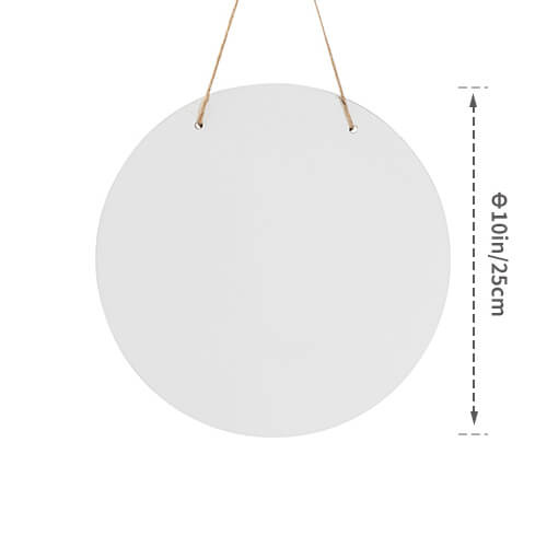 Appendino per porta in MDF per sublimazione - cerchio Ø 25 cm