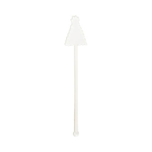Agitatore per bevande in acrilico 15 cm per sublimazione - Albero di Natale