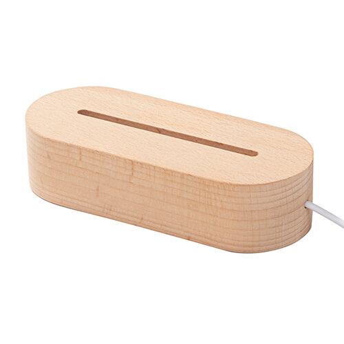 Base della lampada a LED - ovale 14,5 cm - luce calda