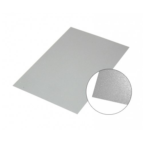 Lastra in alluminio di colore argento lucida 40 x 60 cm Sublimazione Trasferimento termico