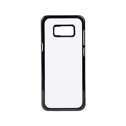 Custodia Samsung Galaxy S8 Plus nero in plastica per Sublimazione trasferimento termico
