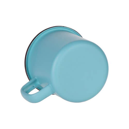 Tazza smaltata da 360 ml per sublimazione - Verde opaco