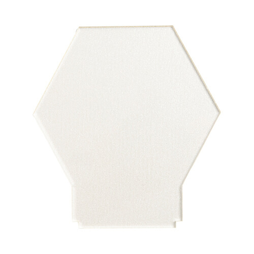 Cornice in acrilico con glitter a sublimazione - esagono