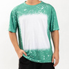 T-shirt Cotton-Like Bleached Starry Green per sublimazione