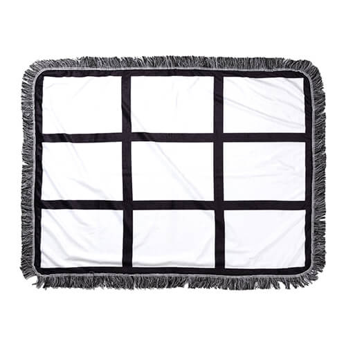 Coperta in peluche 101 x 76 cm con pannelli fotografici per sublimazione - 9 pannelli