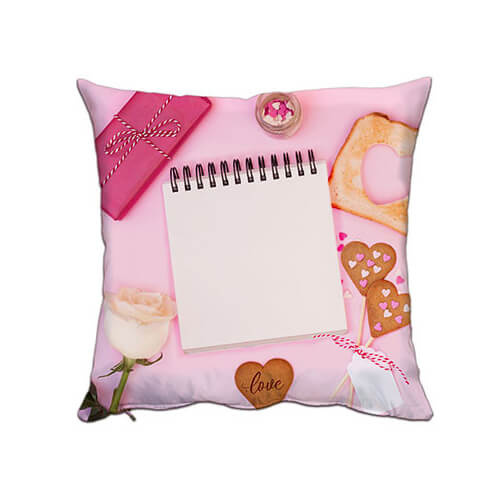 Federa in raso 38 x 38 cm per sublimazione - Little Hearts