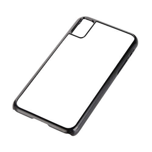 Custodia iPhone X nero in plastica Sublimazione trasferimento termico