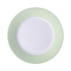 Piatto 20,5cm con bordo verde chiaro per la sublimazione