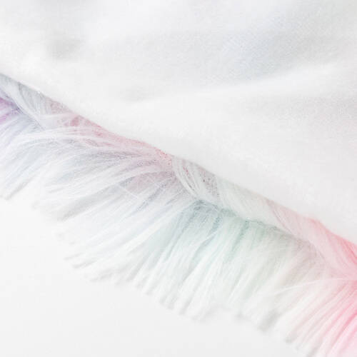 Federa colorata 40 x 40 cm in pile a pelo lungo e microfibra per sublimazione