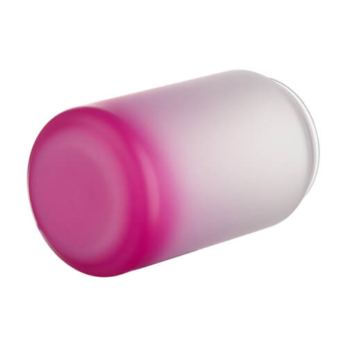 Vetro smerigliato da 400 ml per sublimazione - sfumatura viola