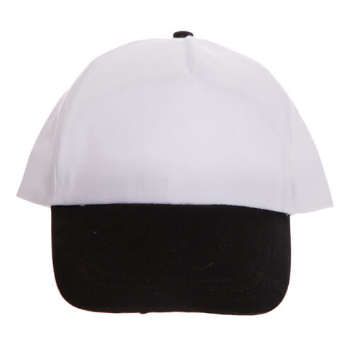 Cappello da baseball nero per sublimazione
