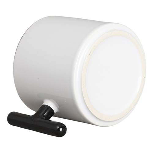 Tazza da 270 ml con manico a T per sublimazione - nero