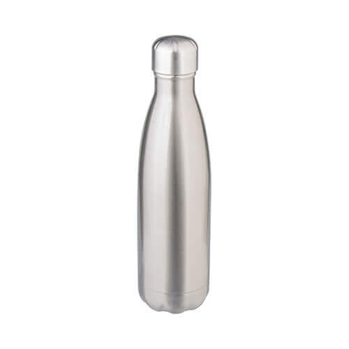 Borraccia bevande 500 ml - argento - Stampa sublimatica a trasferimento termico