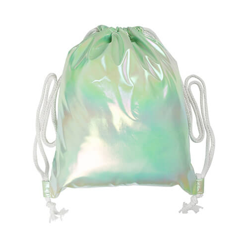 Borsa posteriore 33 x 42 cm per sublimazione - effetto holo - verde
