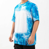 T-shirt Cotton-Like Bleached Mist Blue per sublimazione