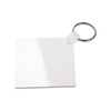 Portachiavi in plastica per sublimazione - piazza