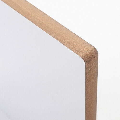 Pannello in fibra per sublimazione 20 x 20 x 1,5 cm - 2 pezzi. - dorso nero