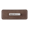 Targhetta in pelle 8,2 x 3,1 cm per sublimazione - grigia