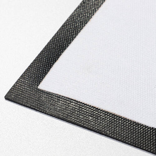 Zerbino 85 x 60 cm su gomma nera per sublimazione