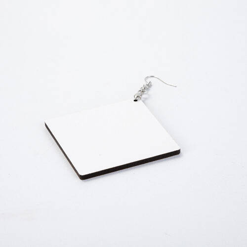 Orecchini in MDF per sublimazione - quadrato grande