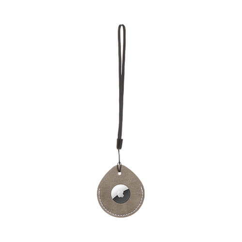 Ciondolo - una custodia a goccia / AirTag per sublimazione - grigio