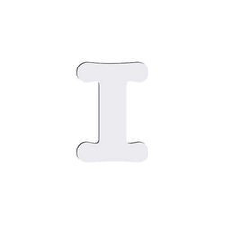 Lettera decorativa da MDF per sublimazione 10 cm I