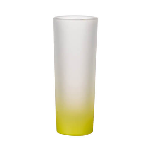 Un vetro smerigliato da 90 ml per sublimazione - sfumatura verde lime