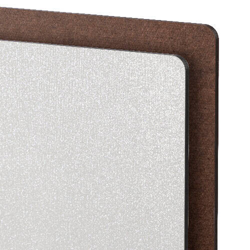 Foglio premium in fibra di legno per sublimazione 120 x 120 cm - glitter argento