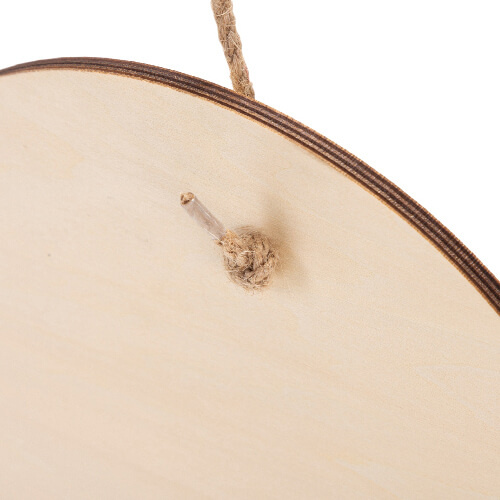 Cuore - etichetta per porta in compensato per sublimazione