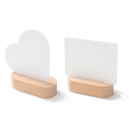 Base della lampada a LED - ovale 14,5 cm - luce calda