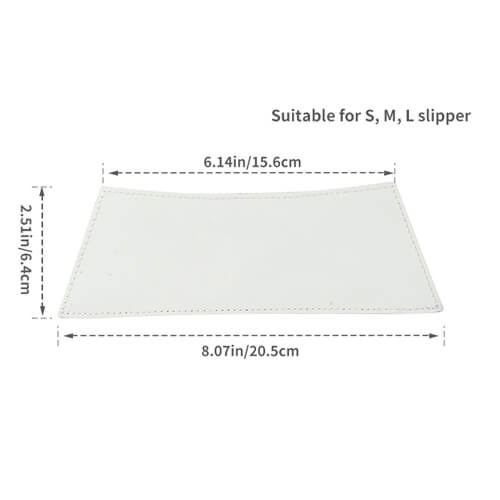 Tomaia per infradito per adulti fino alla taglia S / M / L per sublimazione - 2 pezzi.