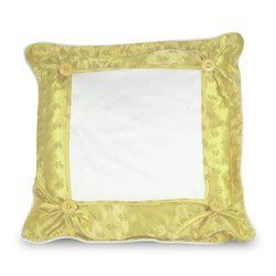 Copricuscino 40 x 40 cm giallo per sublimazione di trasferimento termico