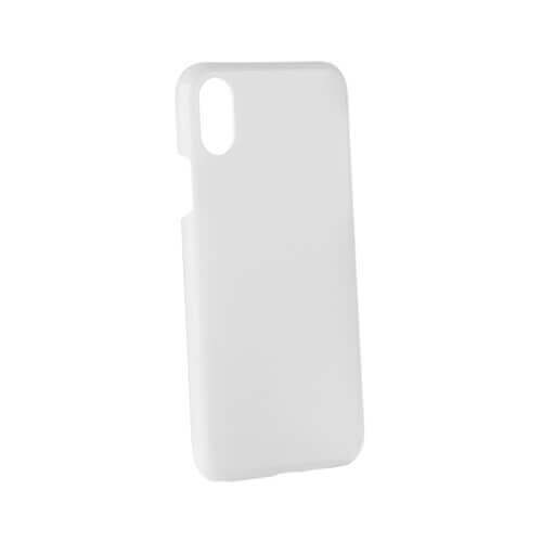 Custodia 3D iPhone X bianco liscio Sublimazione trasferimento termico