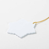 Ciondolo in plastica per sublimazione - fiocco di neve