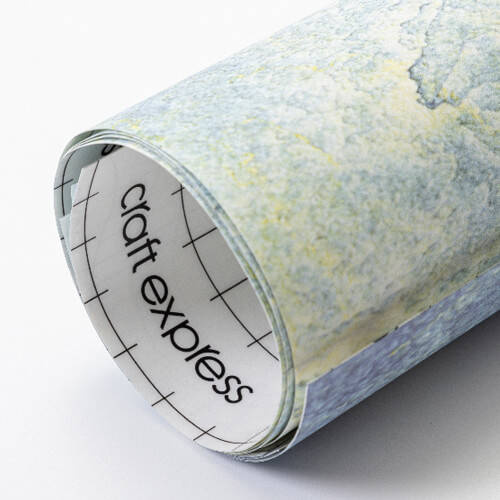 Foglio trasferibile Lake Green 30,5 x 30,5 cm - 4 pz.