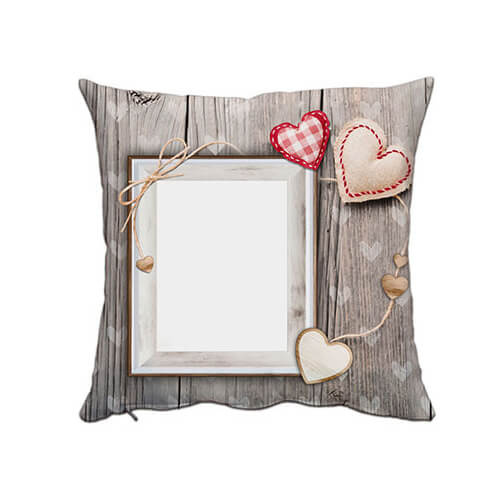Federa in raso 38 x 38 cm per sublimazione - Love Wood