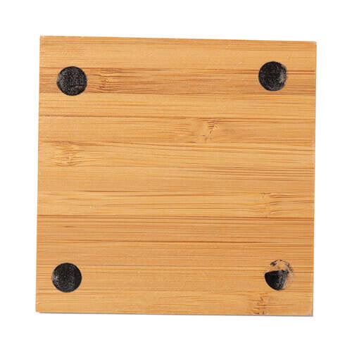 Tampone in bambù per sublimazione - 9,7 x 9,7 cm