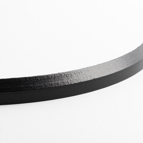 Cornice in MDF con bordo nero per sublimazione - ∅ 25,4 cm